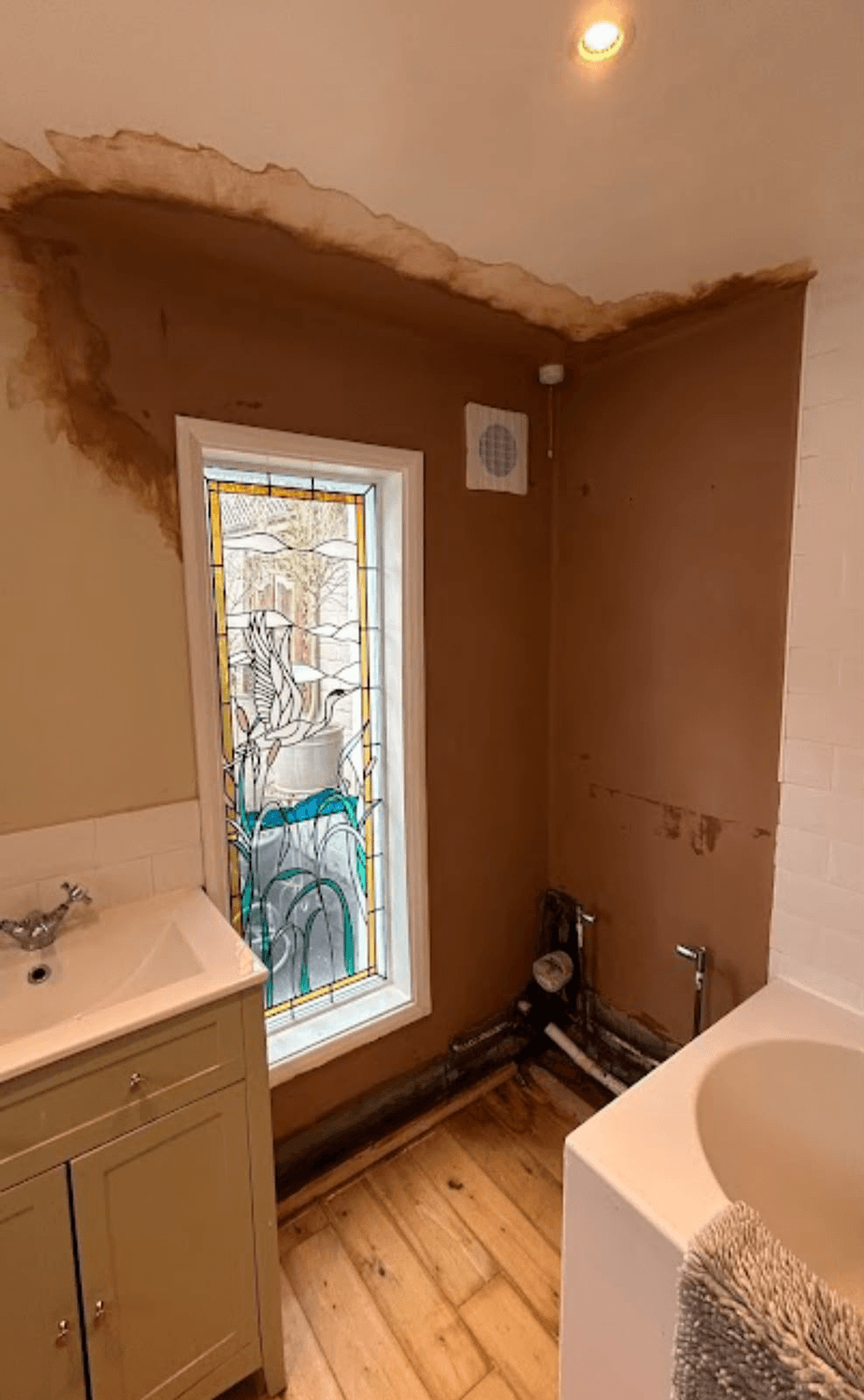 Plastering work